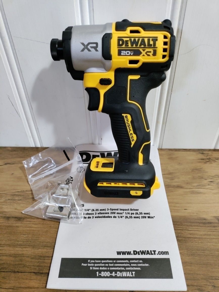 20V MAX* XR® 3-Speed Impact 1/4 in. Driver (Tool Only)
