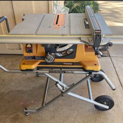 Rigid 10” Table Saw 
