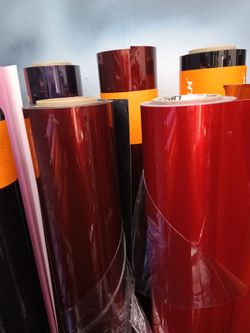 Vinyl wrap rolls for car, hybrid red, vampire blood red , midnight purple