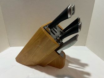 Chicago Cutlery 12-PC Kitchen Knife Block Set Knife Block