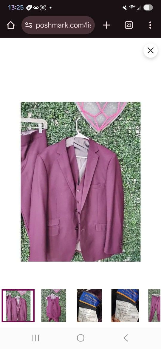 Italian 3 Piece Suit