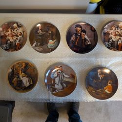 Norman Rockwell Numbered Plates