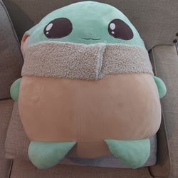 Star Wars Mattel Grogu The Child Giant Plush Squish 24 inch Cutopia Mandalorian 