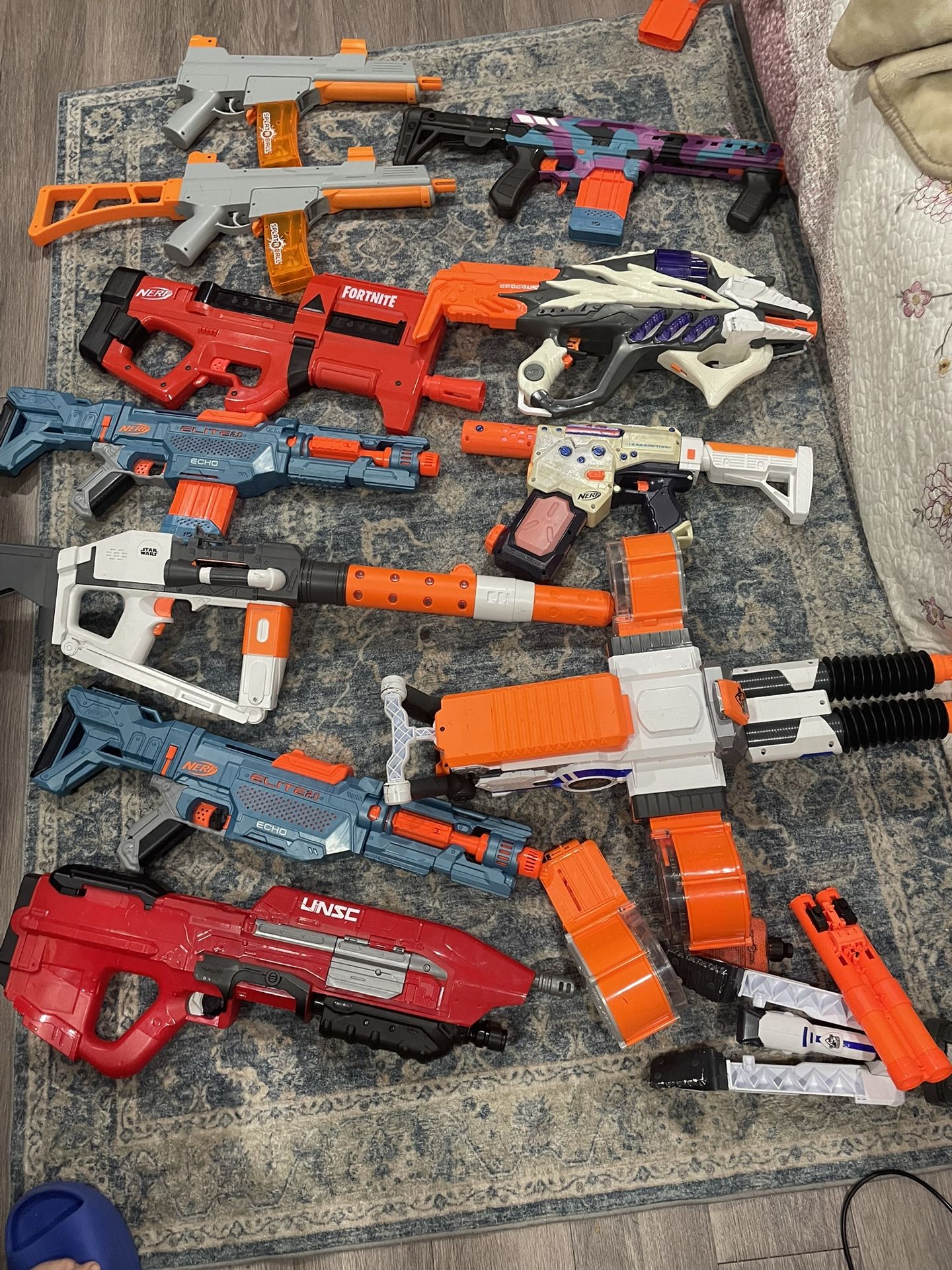 Nerf Guns And Gel Blasters Check Description Below