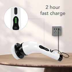 Electric Cleaning Brush Kitchen Bathroom Car Handheld Wireless Charging Dual-Purpose
