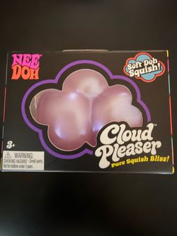 Nee Doh Cloud Pleaser Purple Soft Doh Squishy Tactile Squeeze Toy, Ages