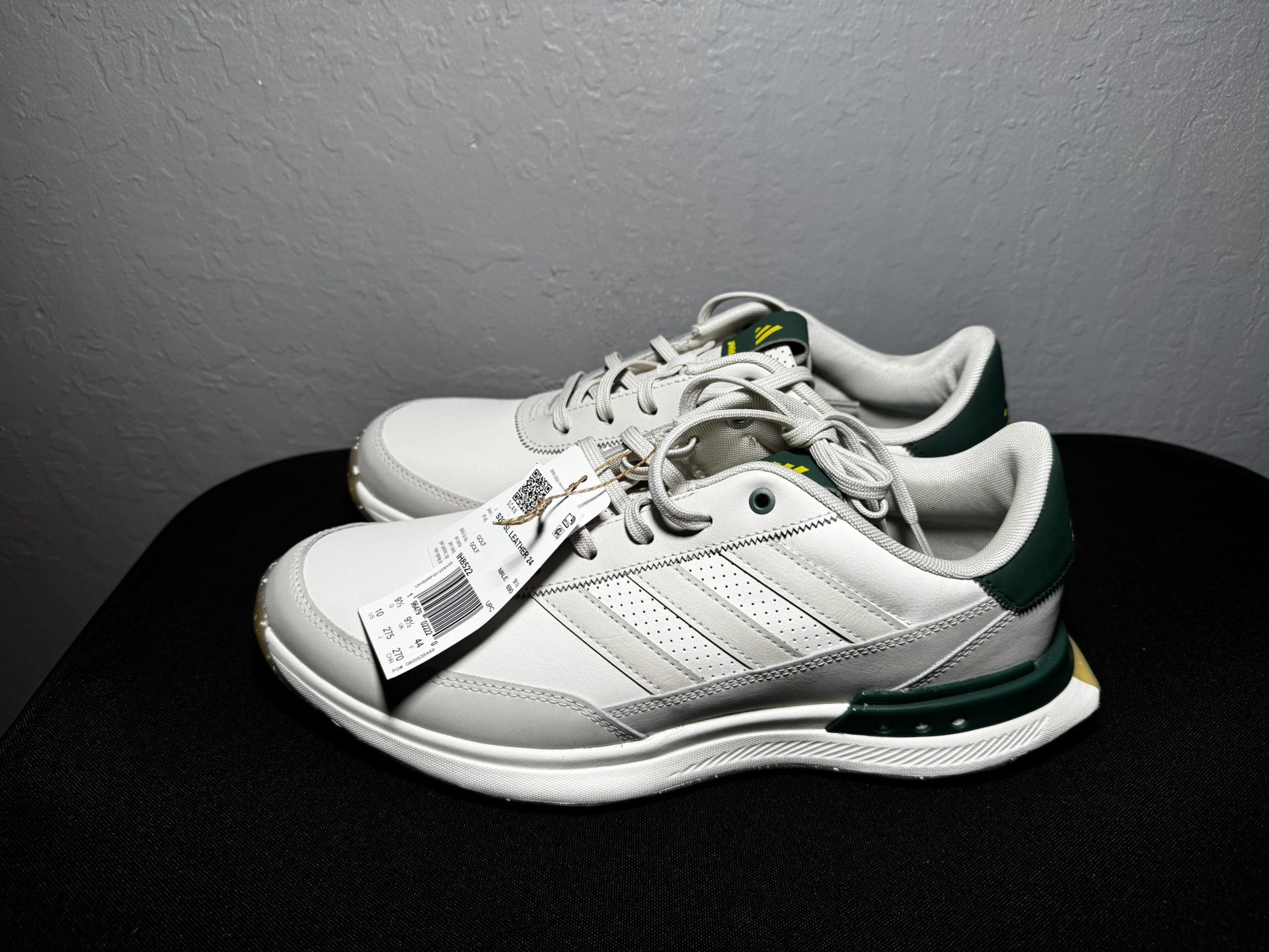 adidas SG2 Leather 24 Spikeless Golf Shoes (IH8522) Size: 10 NEW