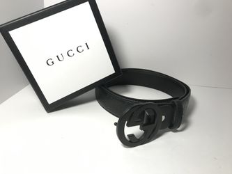 Black gucci belt