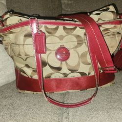 Coach Diaper Bag With Changing Pad