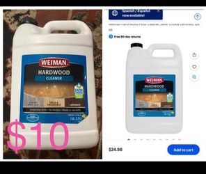 New Large Hardwood Floor Cleaner Weiman only $10 each, few available