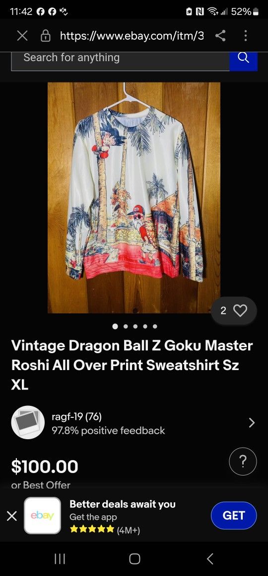 Vintage Dragon BALL Z SWEATSHIRT