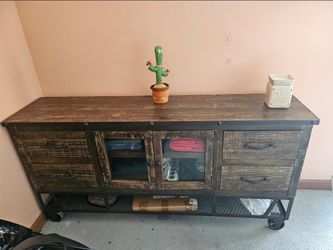 Rustic TV stand 
Addison Loft
65"L 15"W 32"H
