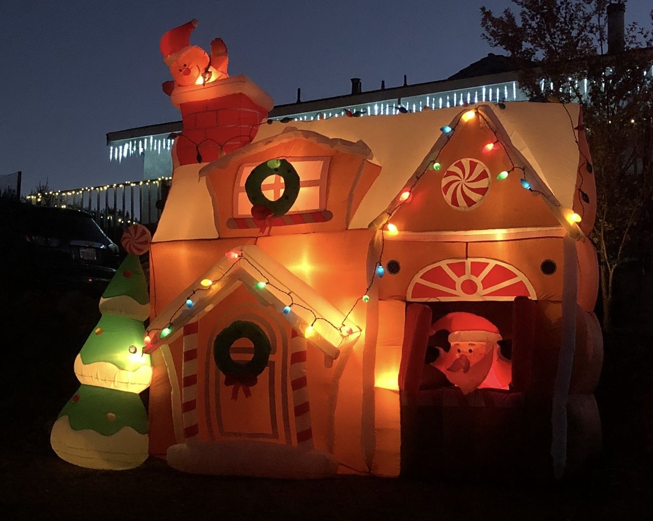 Gingerbread House Yard Inflatable