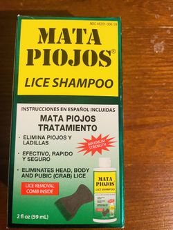 MATA PIOJOS LICE SHAMPOO