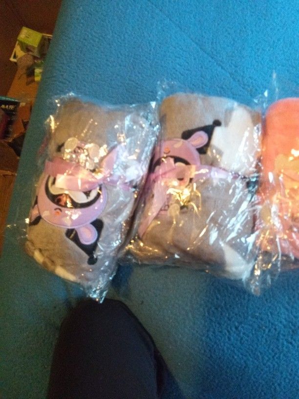 Kuromi &hello Kitty Blankets