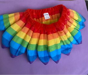 Flower Rainbow Dog Flower Costume Size Large