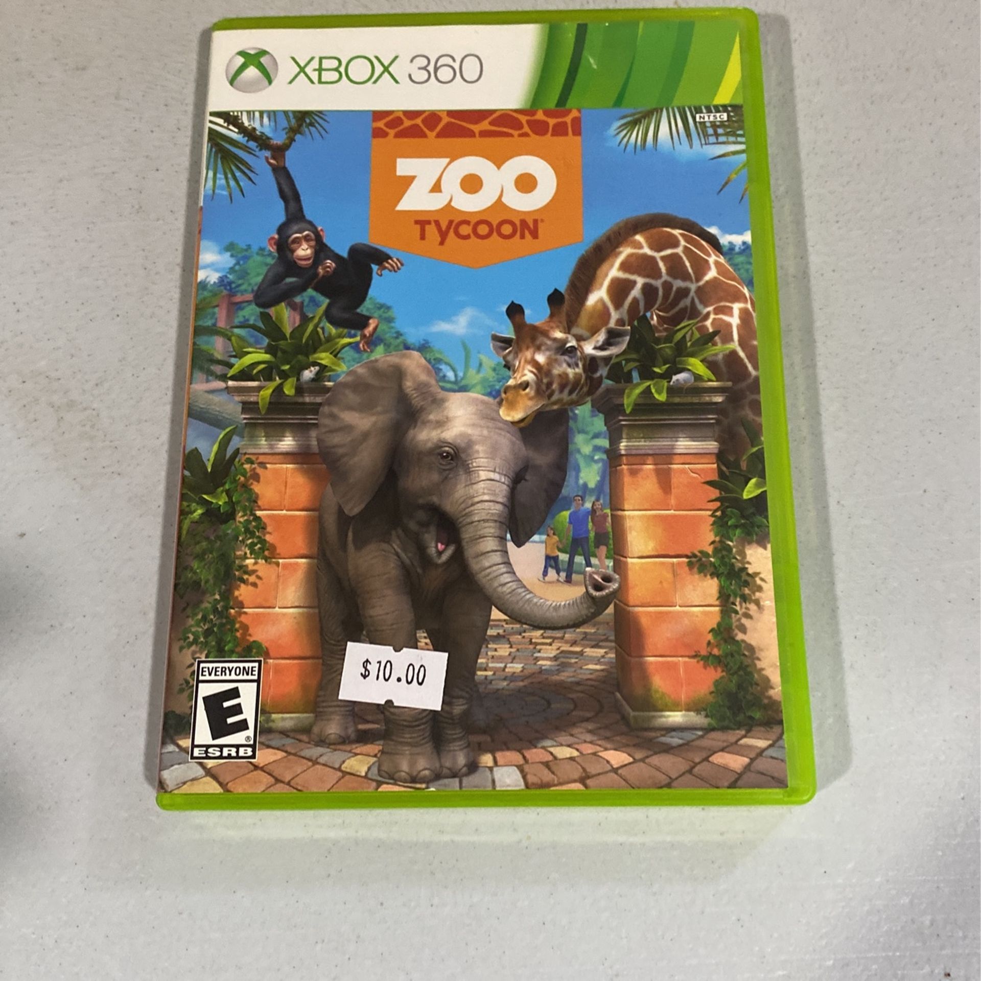 Zoo Tycoon Microsoft Xbox 360 Video Game No Manual