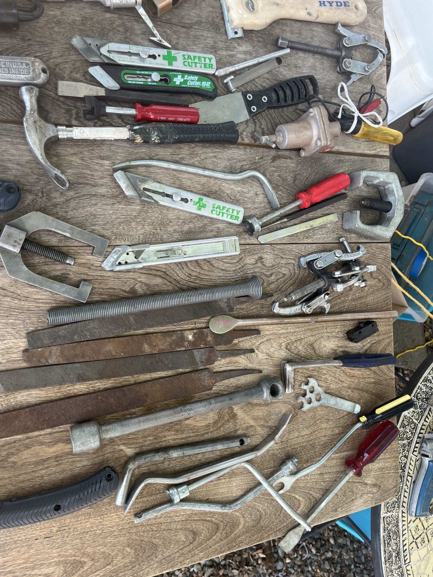Assorted tools