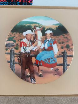 Roy Rogers & Dale Evans Collectors Plate