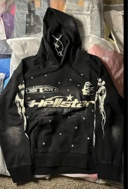 Hellstar Black Graphic Hoodie