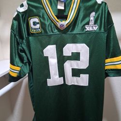 Green Bay Packers Aaron Rodgers SuperBowl Jersey #12 