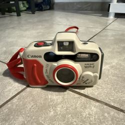 Canon Sure Shot WP-1  35mm Film Camera 