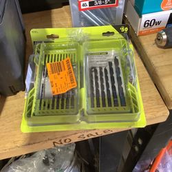 RYOBI Black Oxide Round Shank Drill Bit Set (25-Piece)