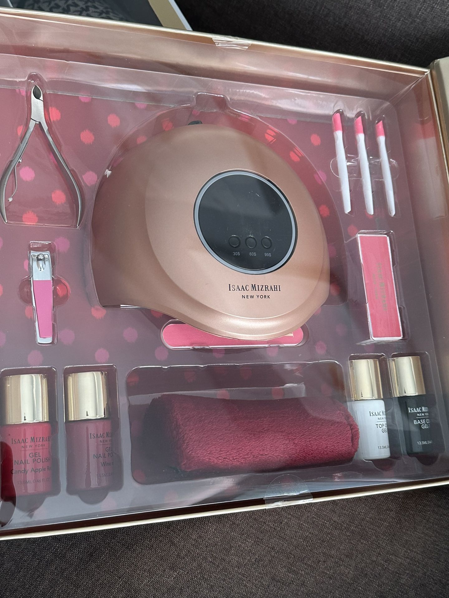 -BRAND NEW- Isaac Mizrahi Luxury Nail Kit