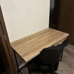 brown target desk 