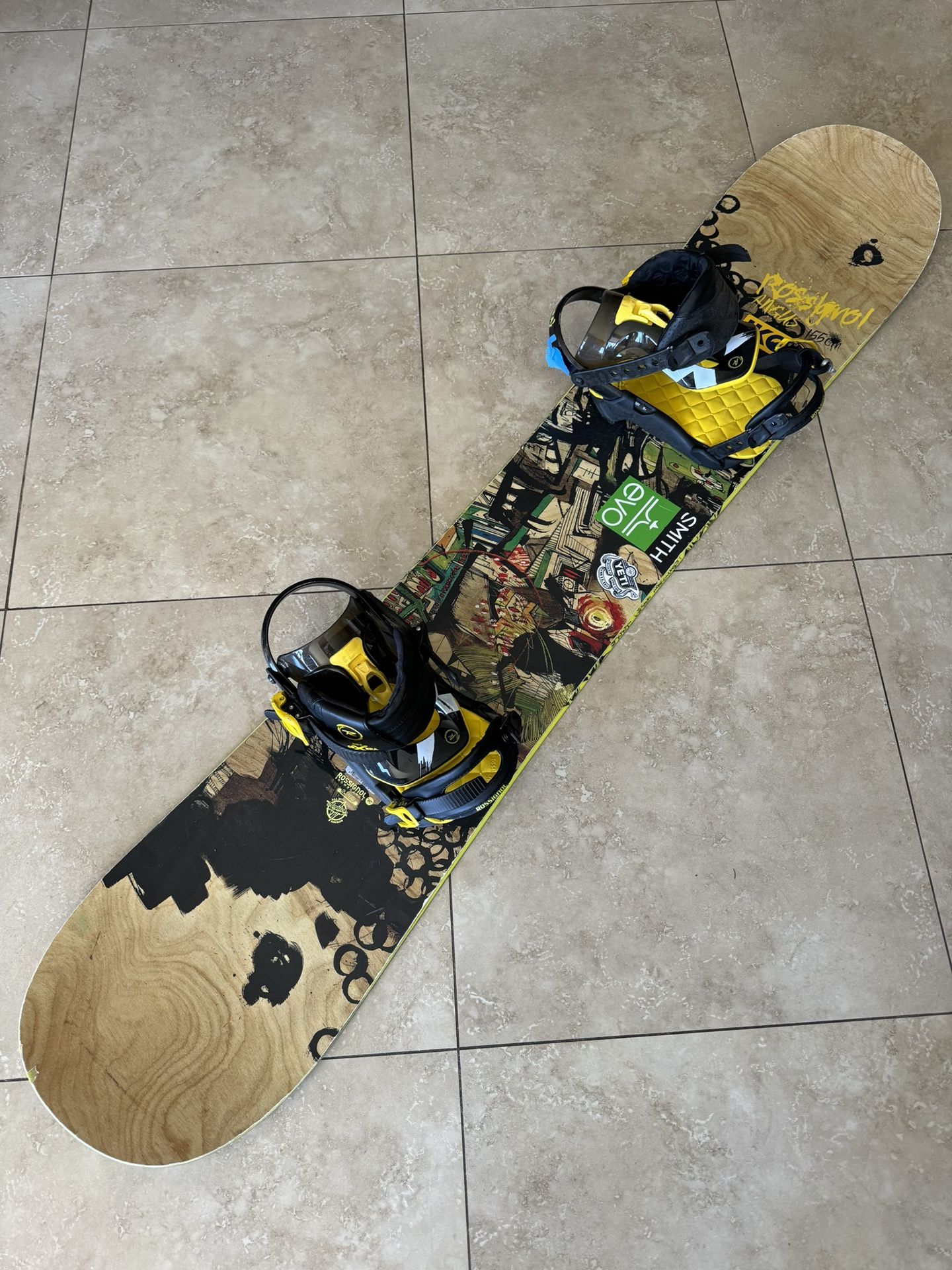 Rossignol Angus Magtek snowboard With Cobra S1 Bindings - 155 Camber