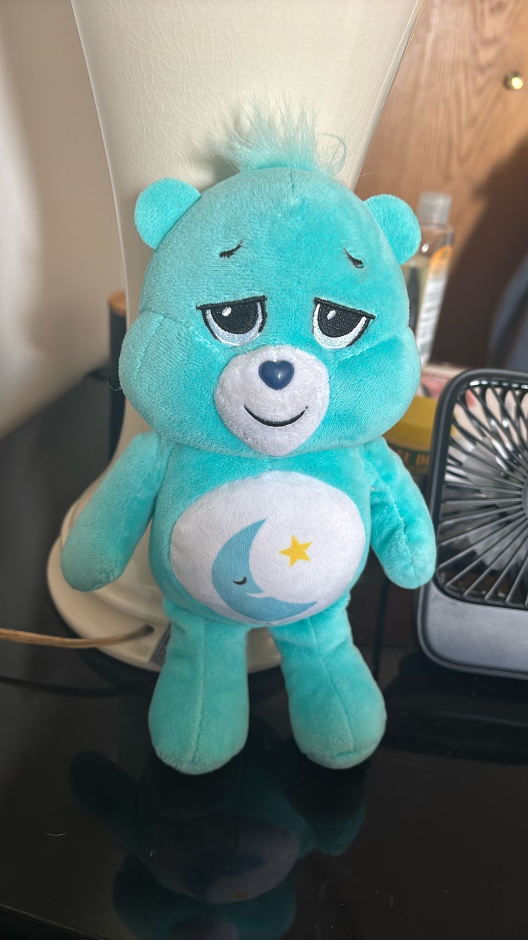 Gently Used BASIC  FUN CARE BEAR BEDTIME BEAR PLUSH TOY 