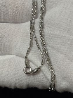 925 Sterling Silver Necklace 18”