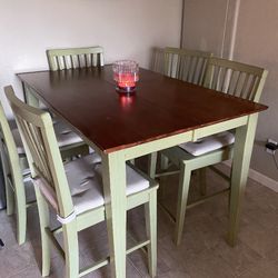 Bar Like Dining Table (Opens Up)