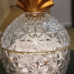Crystal glass pineapple candy bowl , candy dish