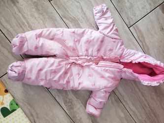 Baby Winter Coat Pink, 12 Months and up
