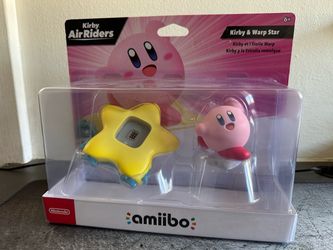 Kirby Air Riders Kirby and Warp Star - Nintendo Amiibo - New In Box