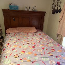 Larger Bed Frame And Long Matching Dresser