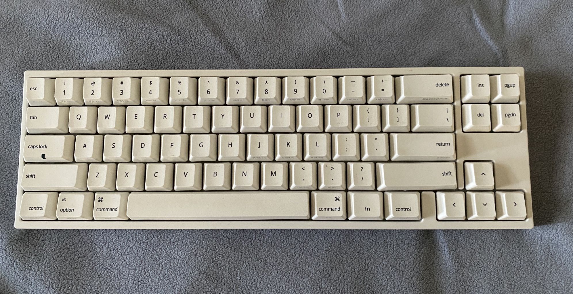 Ducky x Varmilo MIYA Pro Mac White LED 65% Dye Sub PBT Mechanical Keyboard — Cherry MX Clear