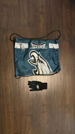 Eagles Backpack And Glove