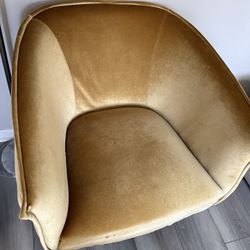 Gold Accent Chair 