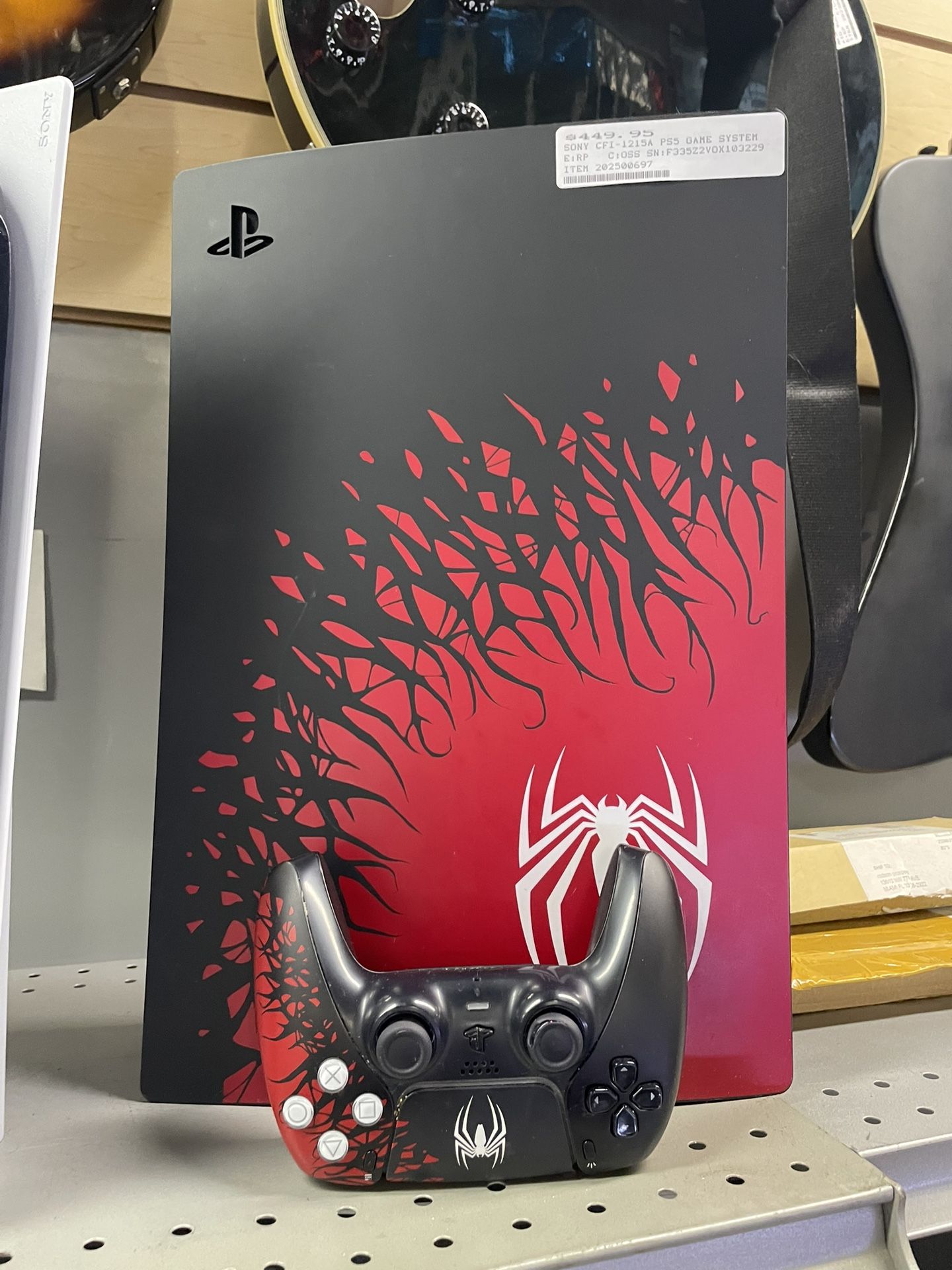 Sony PlayStation 5 disc Spider-Man edition ps5 disc with remote Spider-Man 