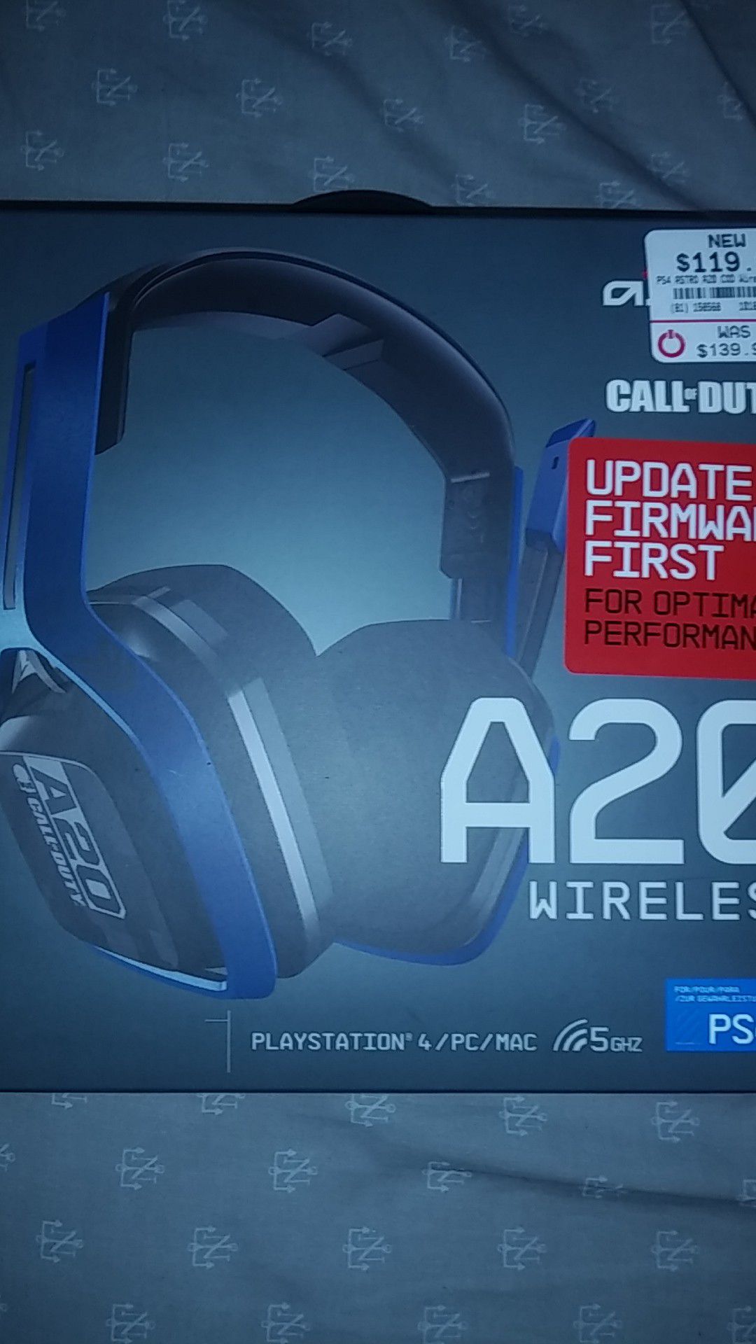 Ps4/pc A20 wireless gaming headphones