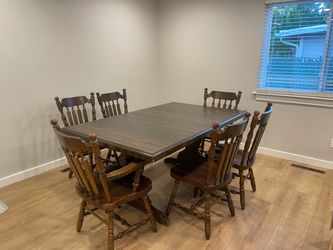 Dining table and (6) chairs
