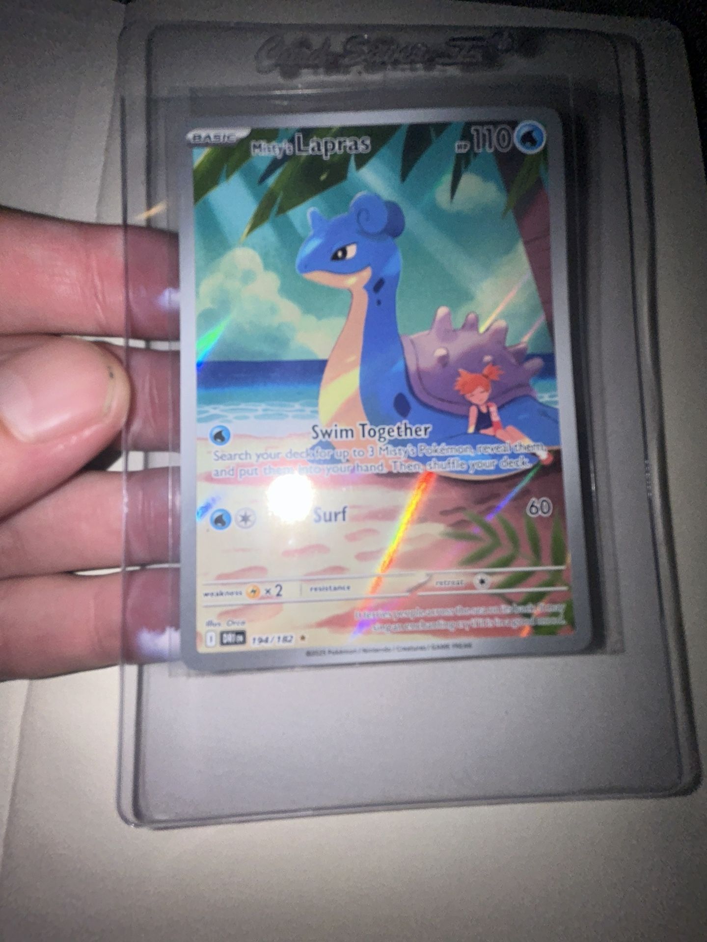 Pokemon Mistys Lapras #194 Destined Rivals