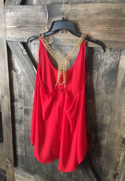 Stunning red tank top