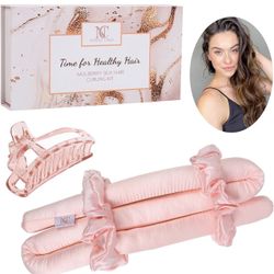 Heatless Hair Curling Kit