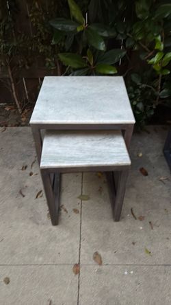 Set of Marble Nestig. Tables