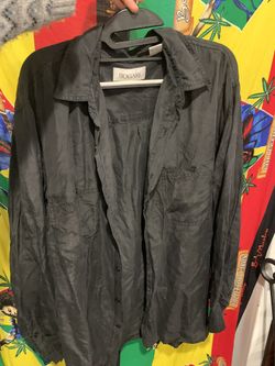 Bogari Silk long Sleeve Button Up