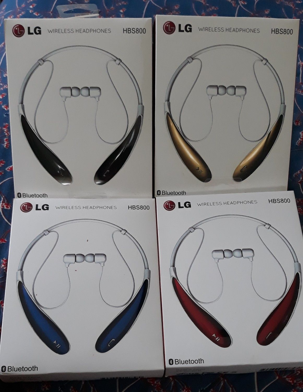 LG HBS800 WIRELESS HEADPHONES 4colors