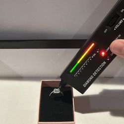 VVS1 Halo Engagement Ring Moissanite Sterling Silver